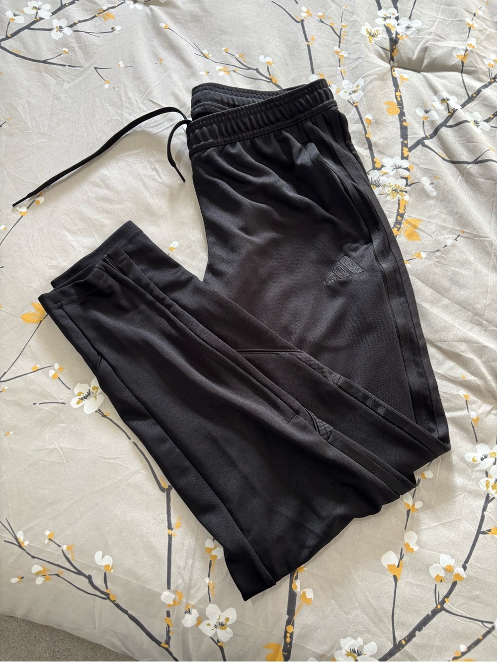 adidas Black Performance Joggers with Subtle Logo